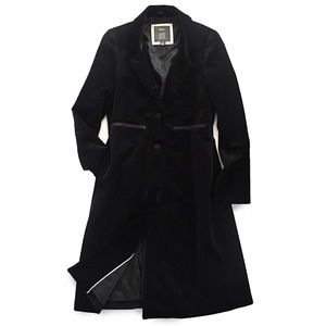 Jane Post for Saks Fifth Ave Black Coat